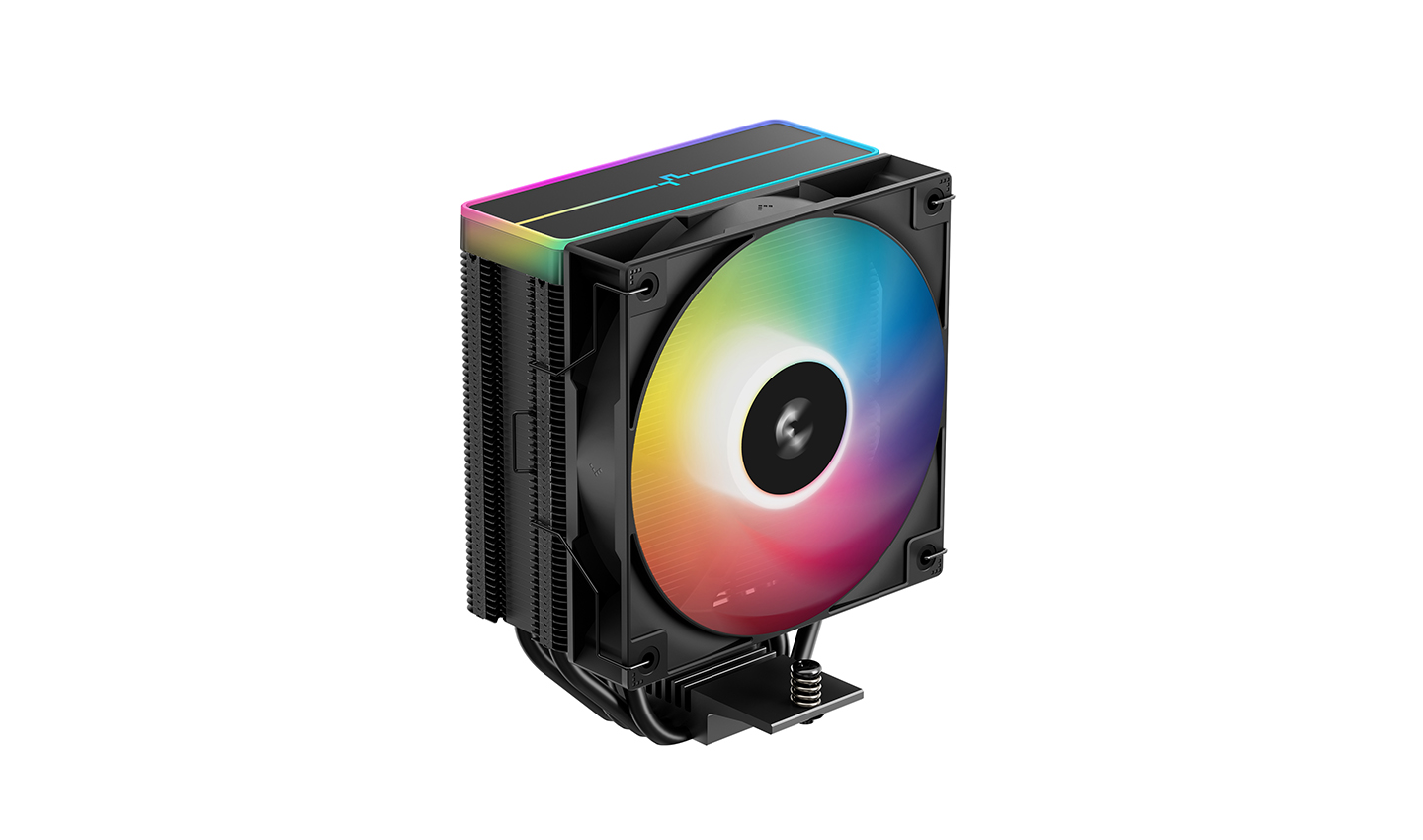 Кулер для процессора DeepCool AG400 BK ARGB V2, 120 мм, 2100rpm, 220 Вт, ARGB (R-AG400-BKAMMN-GJD)