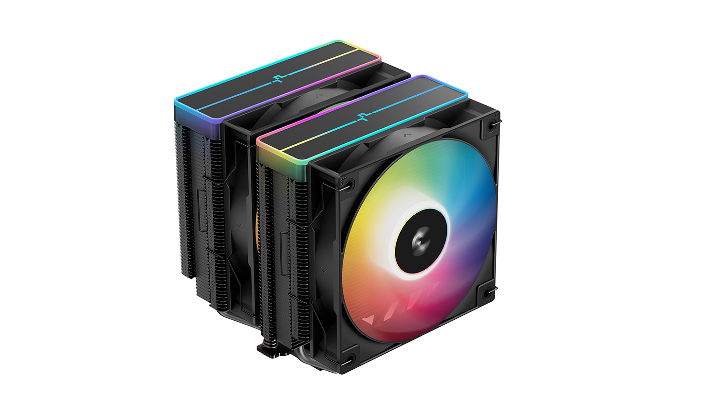 Кулер для процессора DeepCool AG620 BK ARGB V2, 120 мм, 1950rpm, 260 Вт, ARGB (R-AG620-BKAMMN-GJD)