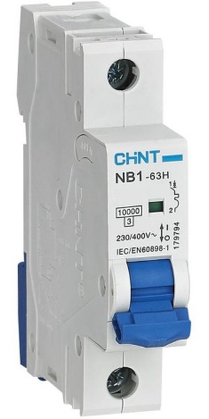 Выключатель автоматический CHINT NB1-63H 6А D 10кА