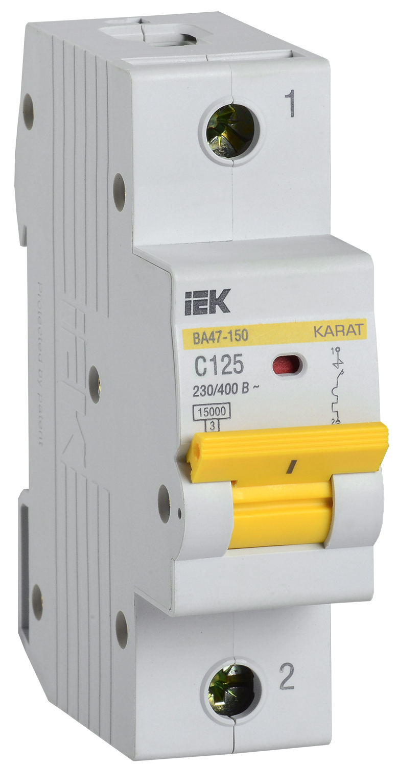 Выключатель автоматический IEK ВА47-150 125А C 15кА