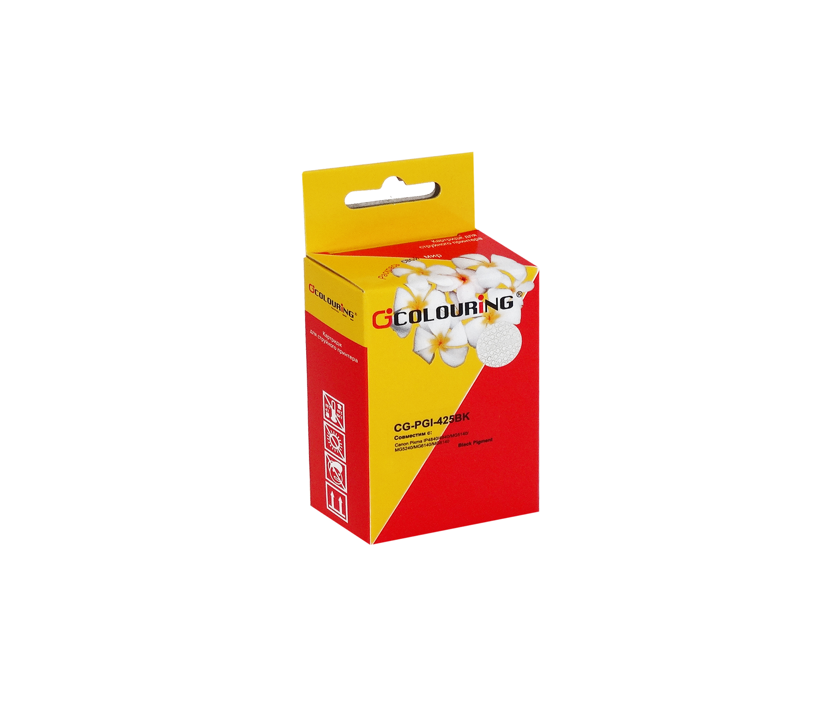 

Картридж Colouring CG-PGI-425BK для Canon IP4840/4940/MG5140/MG5240/MG6140/MG8140, черный пигмент с чипом