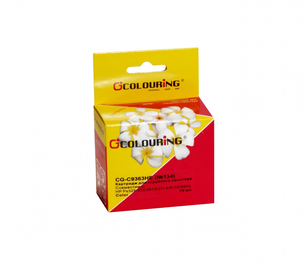 

Картридж Colouring CG-C9363HE №134 для PS325/375/2613/2713/8153/8453/7103, цветной