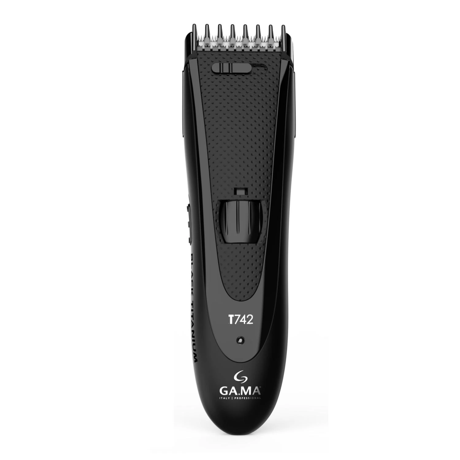Машинка для стрижки GA.MA Black Titanium T742, насадок 1