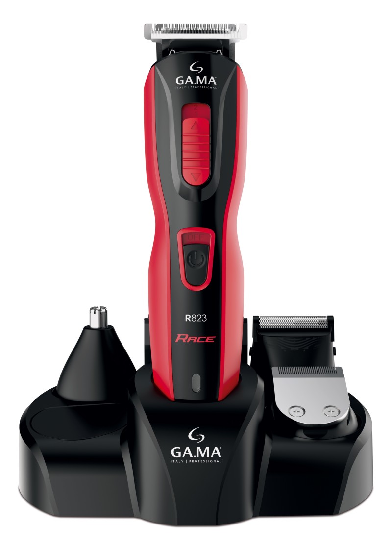 Машинка для стрижки GA.MA RACE R823 USB, насадок 4