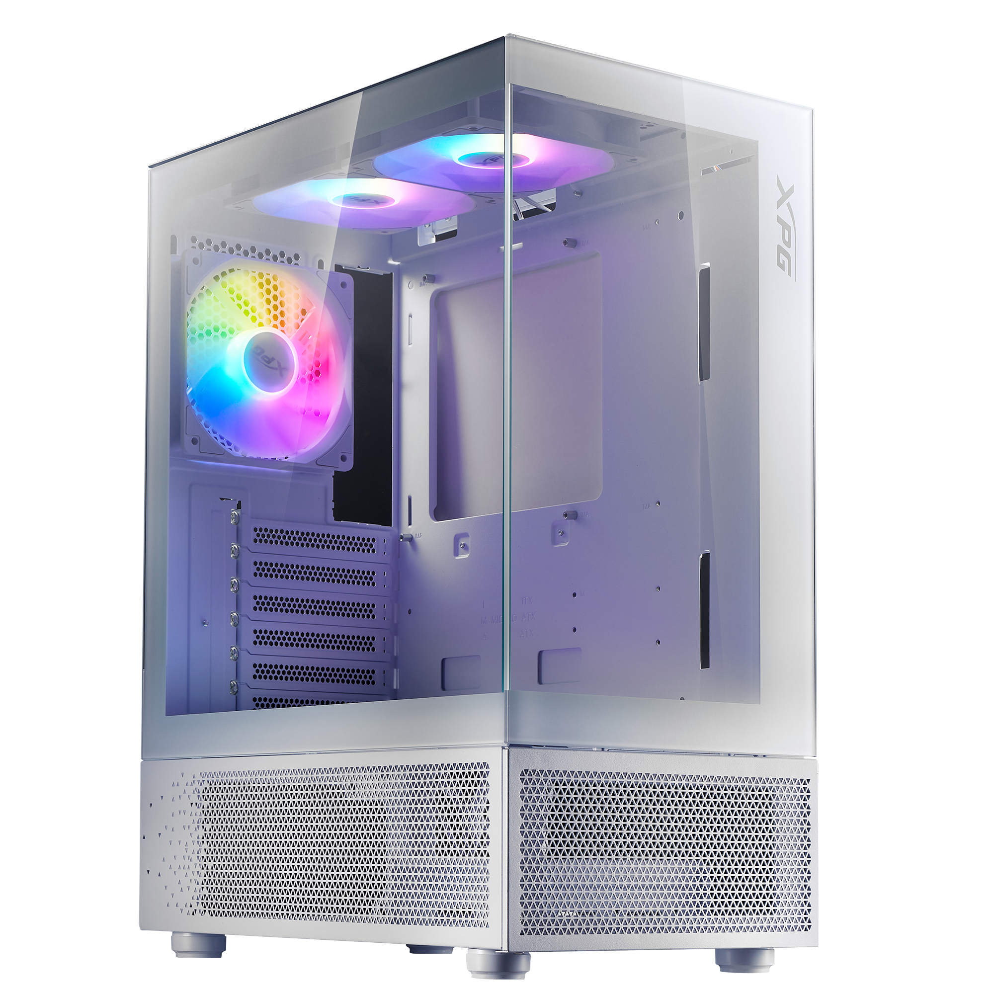 Корпус Adata XPG INVADER X Mini, Midi-Tower, без БП, белый
