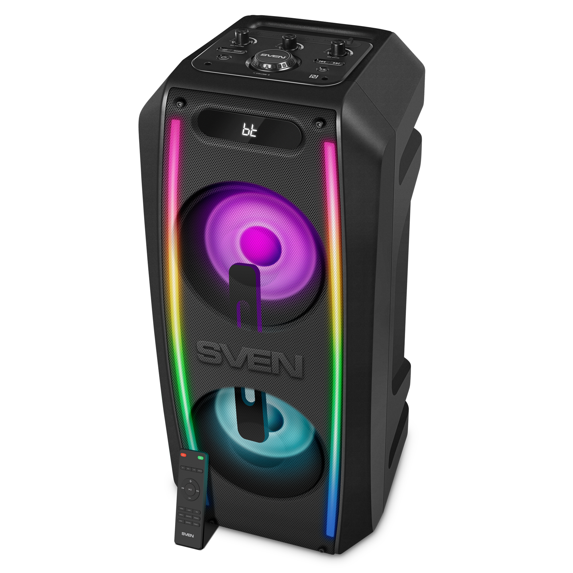 Портативная акустика SVEN PS-740, 100 Вт, USB, Bluetooth