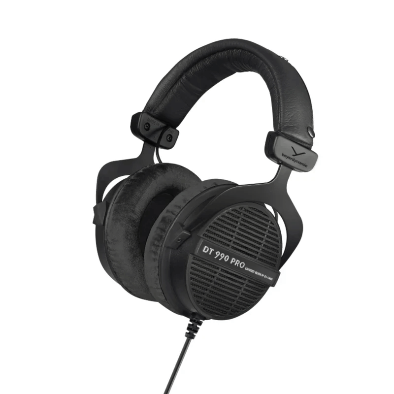 Проводные наушники BEYERDYNAMIC DT 990 PRO BLACK LIMITED EDITION 80 OHMS, черный (DT 990 PRO BLACK LIMITED EDITION 80 OHMS)