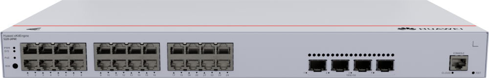 Коммутатор Huawei eKit S220-24P4X, 24x1 Гбит/с, SFP/uplink: SFP+x4 (98012376)