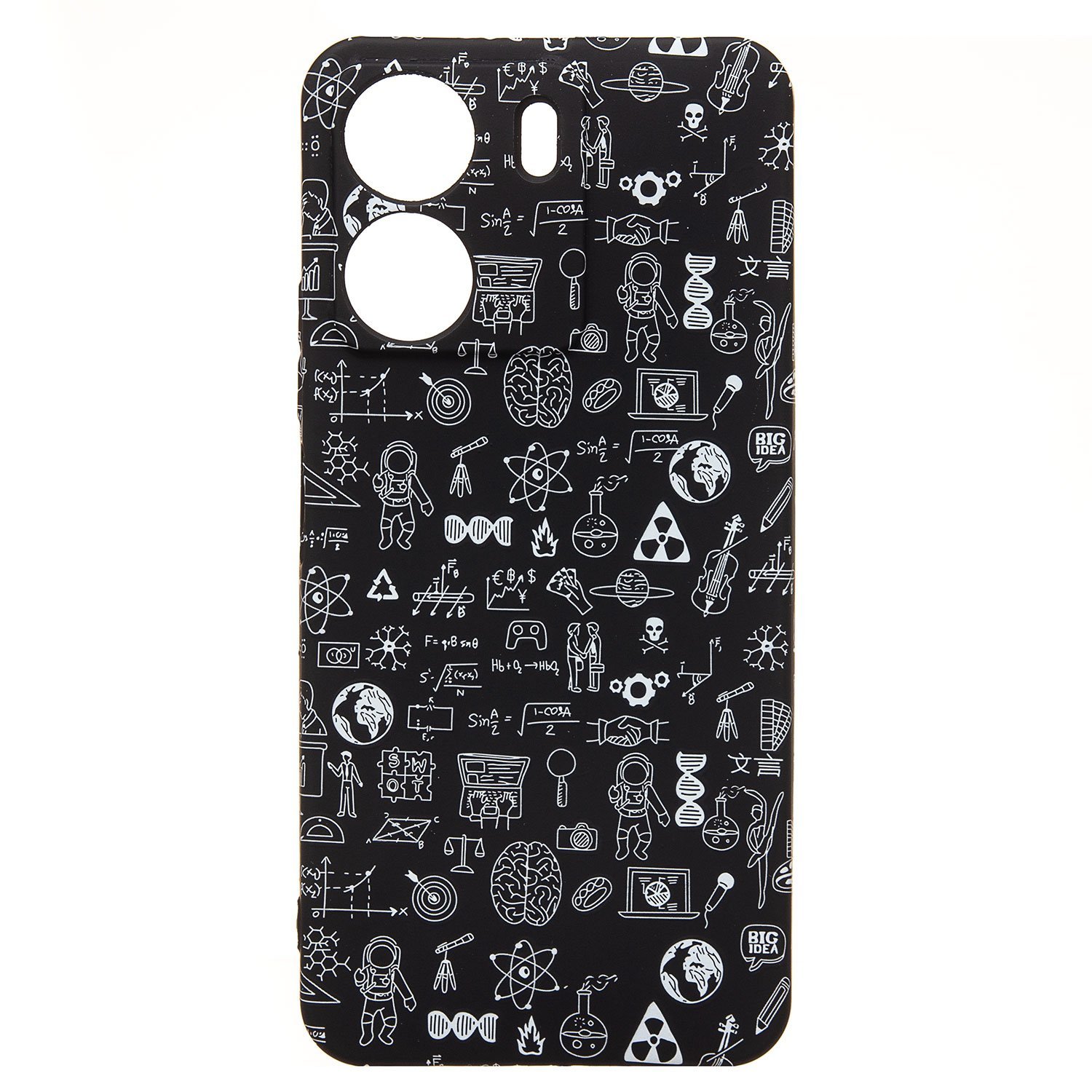 

Чехол-накладка Luxo Creative для смартфона Xiaomi/Poco Redmi 13C 4G/Poco C65, силикон, принт 141 (238034)