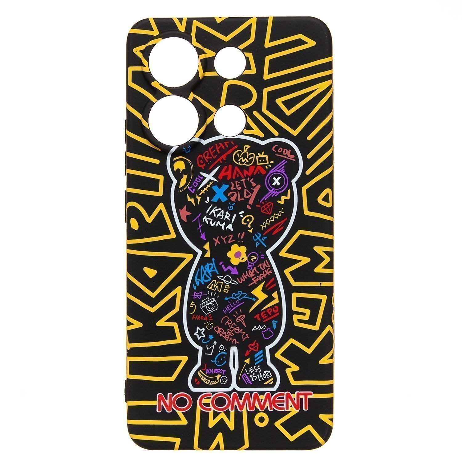 

Чехол-накладка Luxo Creative для смартфона Xiaomi/Poco Redmi Note 13 4G Global, силикон, принт 137 (238044)