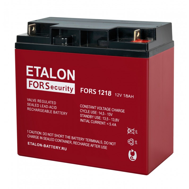 Аккумуляторная батарея для ОПС ETALON FORS 1218, 12V, 18Ah