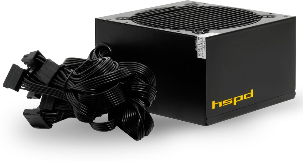 Блок питания 700 Вт, HSPD HSK-700WN-BK, 120 мм 80 Plus