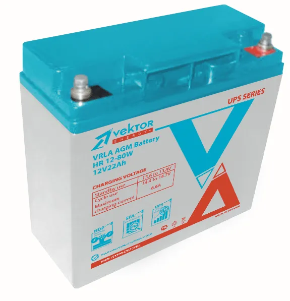 Аккумуляторная батарея для ИБП Vektor Energy HR 12-80W, 12V, 22Ah
