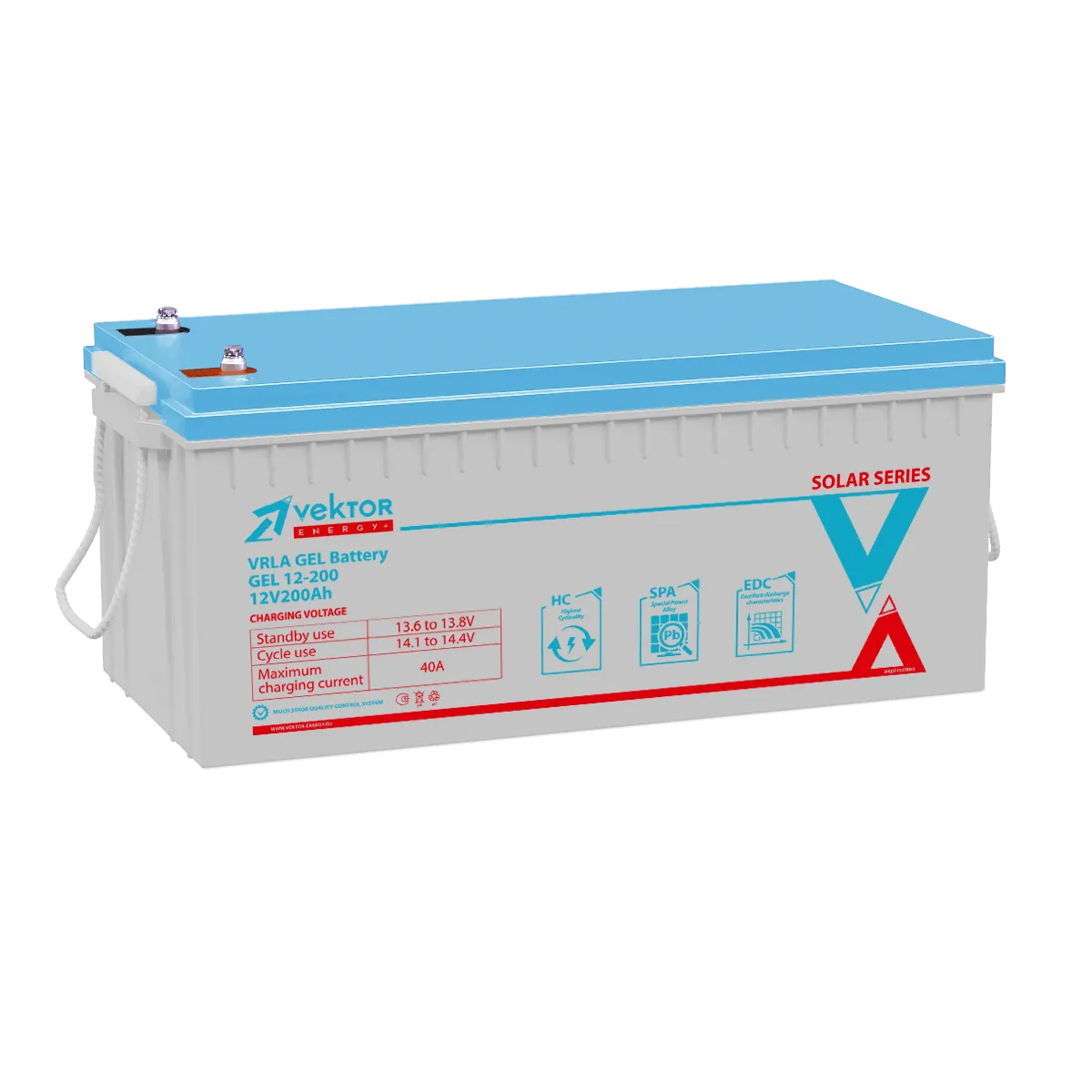 Аккумуляторная батарея для ИБП Vektor Energy GEL 12-200, 12V, 200Ah