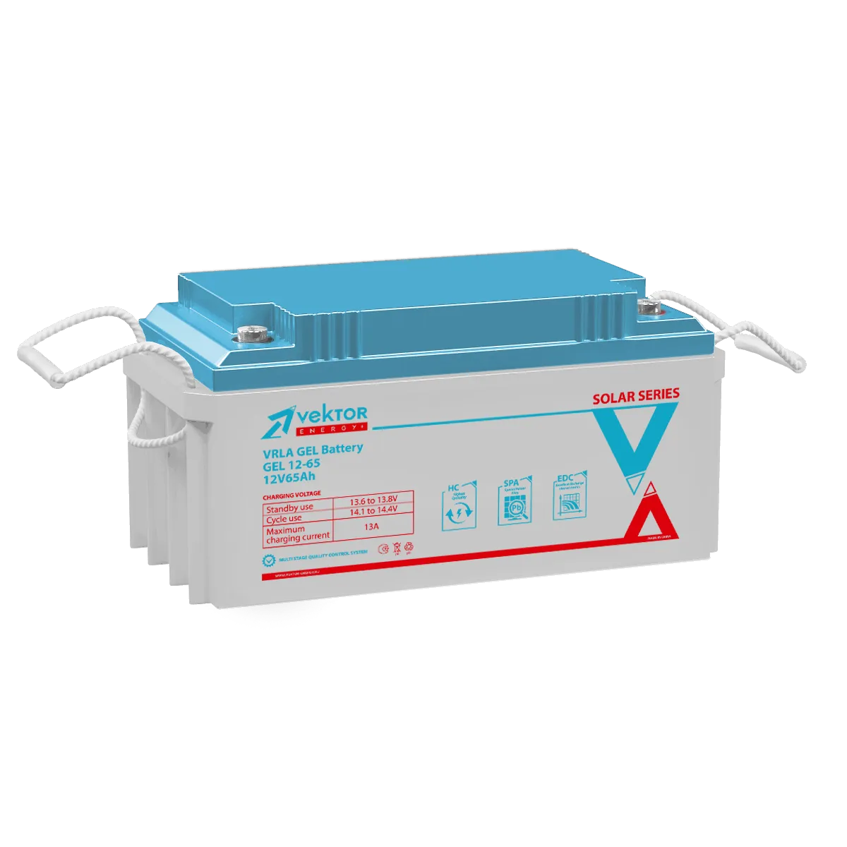 Аккумуляторная батарея для ИБП Vektor Energy GEL 12-65, 12V, 65Ah