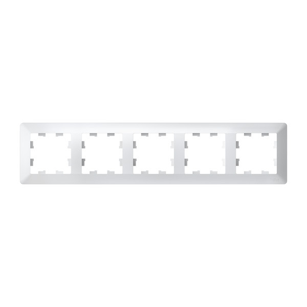 Рамка Systeme Electric AtlasDesign Air, 5-постов, белый