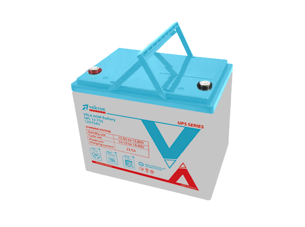 Аккумуляторная батарея для ИБП Vektor Energy GPL 12-75s, 12V, 75Ah