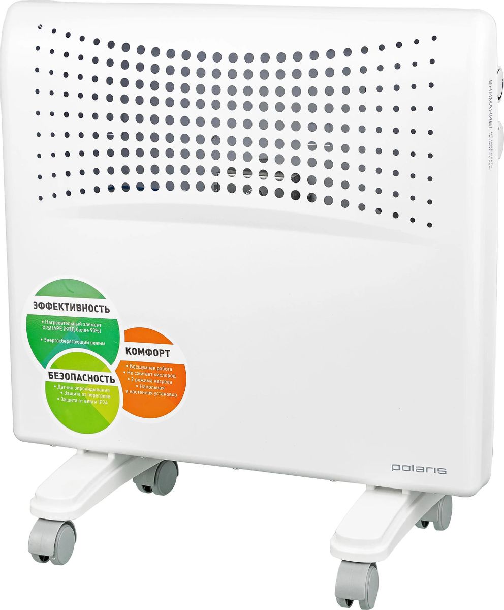 Конвектор 1 кВт, 20 м², Polaris 1073