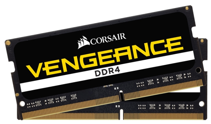 

Комплект памяти DDR4 SODIMM 16Gb (2x8Gb), 2400MHz, CL16, 1.2V Corsair Vengeance (CMSX16GX4M2A2400C16), CMSX16GX4M2A2400C16