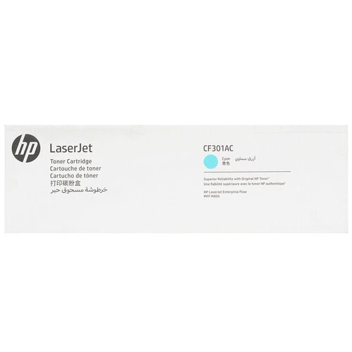 Картридж лазерный HP 827A/CF301AC, голубой