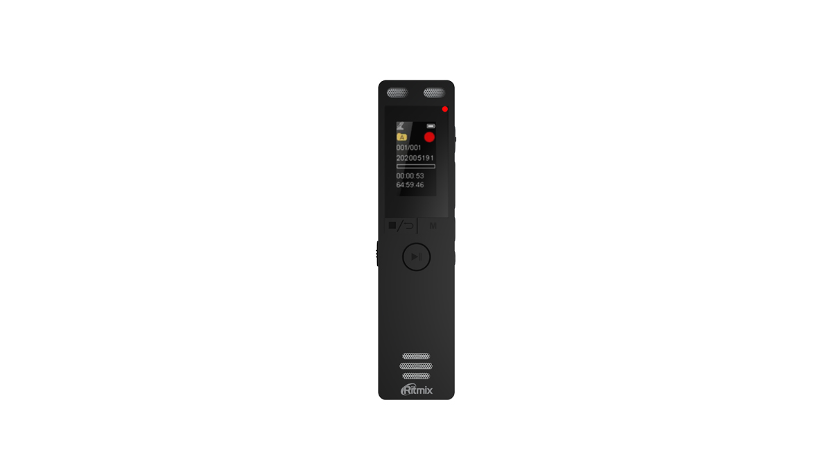 Диктофон Ritmix RR-155, 16Gb (80003340)