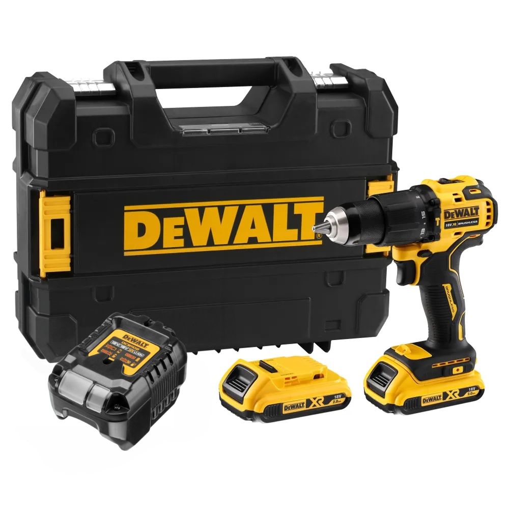 Дрель-шуруповерт DeWALT DCD709D2T, аккумуляторный