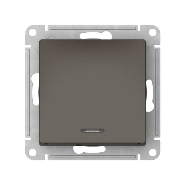 Выключатель Systeme Electric, 1кл., мокко