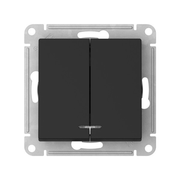 Выключатель Systeme Electric, 2кл., карбон