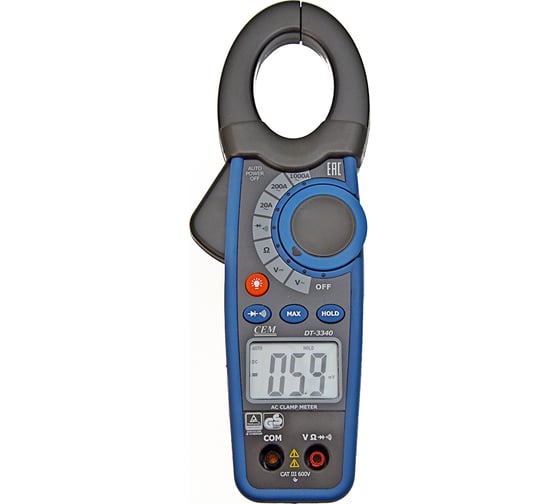 Клещи токоизмерительные CEM DT-3340