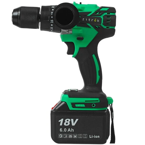 Шуруповерт Zitrek Green Impact 18V, аккумуляторный