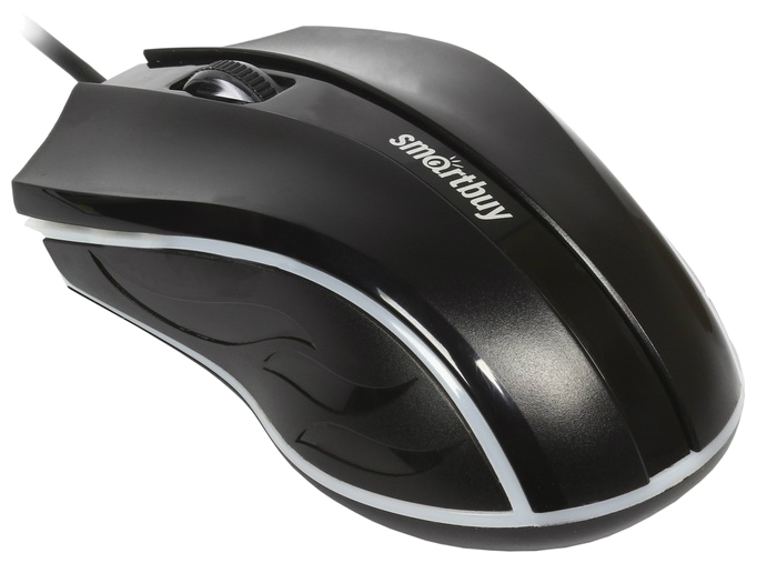 

Мышь проводная SmartBuy SBM-338-K Black USB, 1000dpi, оптическая светодиодная, USB, черный, SBM-338-K Black USB