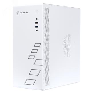 Системный блок Raskat Standart 300 128037, Intel Core i3 10100 3.6 ГГц, 16Gb RAM, 480Gb SSD, без ОС, белый (Standart300128037) б/у, после ремонта (замена блока питания), без существенных следов эксплуатации, полный комплект