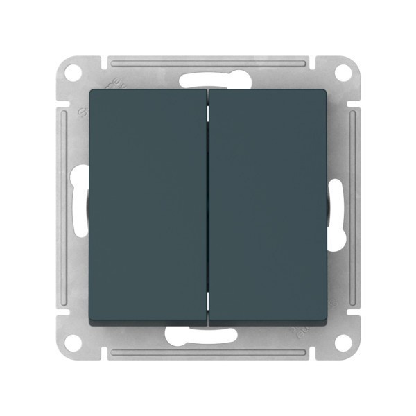 Выключатель Systeme Electric, 2кл., изумруд