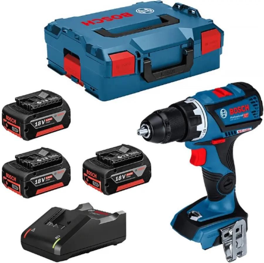 Дрель-шуруповерт Bosch GSR 18V-60C, аккумуляторный
