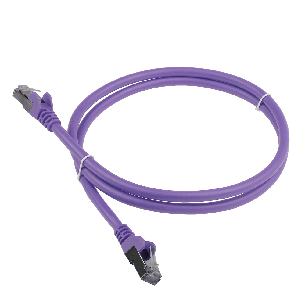 Патч-корд Lanmaster FTP, кат.6, 10 м, RJ45-RJ45, фиолетовый (LAN-PC45/S6-10-VI)