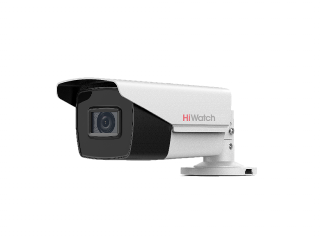Камера HD-TVI HiWatch Value DS-T506(D) уличная, корпусная, 5Мпикс, CMOS, до 20 кадров/с, до 2560x1944, ИК подсветка 40 м, -40 - +60, белый (DS-T506(D) (2.7-13.5 mm)) б/у, после ремонта (восстановление цепи питания), без существенных следов эксплуатации, полный комплект
