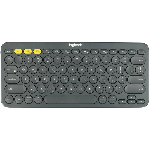 

Клавиатура беспроводная Logitech K380 Multi-Device, мембранная, Bluetooth, темно серый (920-007590), K380 Multi-Device