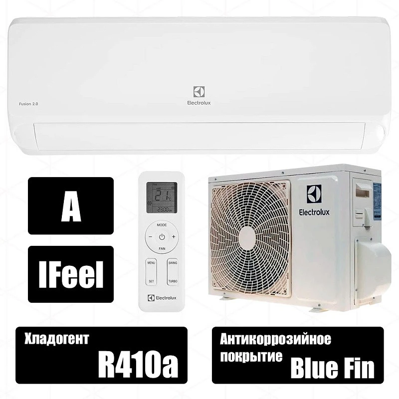 Настенная сплит-система Electrolux EACS-24HFW/N3, до 70 м², охлаждение / обогрев