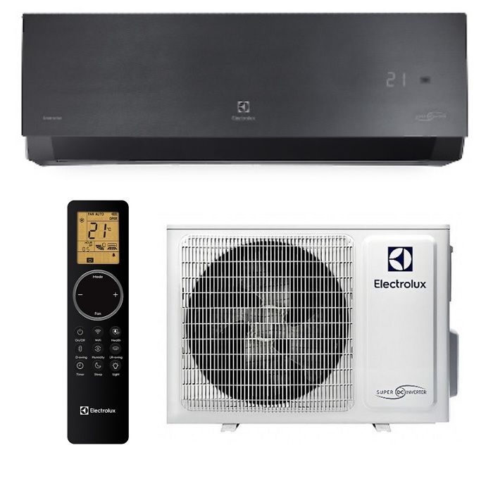 Настенная сплит-система Electrolux EACS/I-12HEN-BLACK/N8_24Y, до 35 м², охлаждение / обогрев