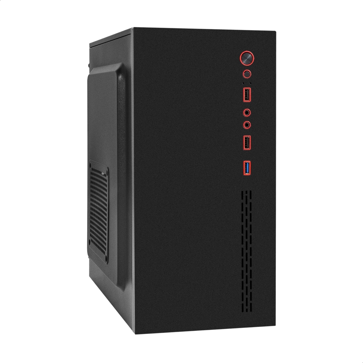 Корпус ExeGate BAA-403U, Mini-Tower, без БП, черный