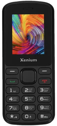 Мобильный телефон Xenium X170, 1.77" 160x128 TFT, BT, 2-Sim, 1000 мА·ч, USB Type-C, черный (CTX170BK/00) б/у, минимальные следы эксплуатации, небольшие потёртости на крышке, полный комплект, отказ от покупки