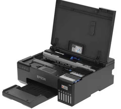 Принтер струйный Epson EcoTank L8050, A4, цветной, A4 ч/б: 22 стр/мин, A4 цв.: 22 стр/мин, 5760x1440dpi, СНПЧ, Wi-Fi, USB, черный (C11CK37405/402/403/504/506/507) б/у, после ремонта (ремонт СНПЧ, замена памперса, профилактика, прочистка ПГ, долив чернил к максимальному значению), без существенных следов эксплуатации, принтер в фирменной упаковке, кабель питания, руководство