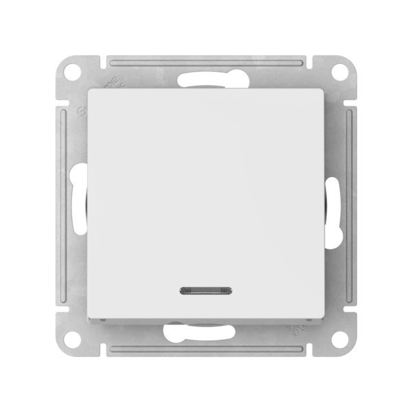 Переключатель Systeme Electric, 1кл., белый