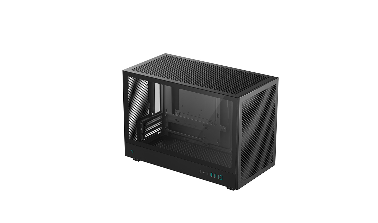 Корпус Deepcool CH260, Micro-Tower, без БП, черный