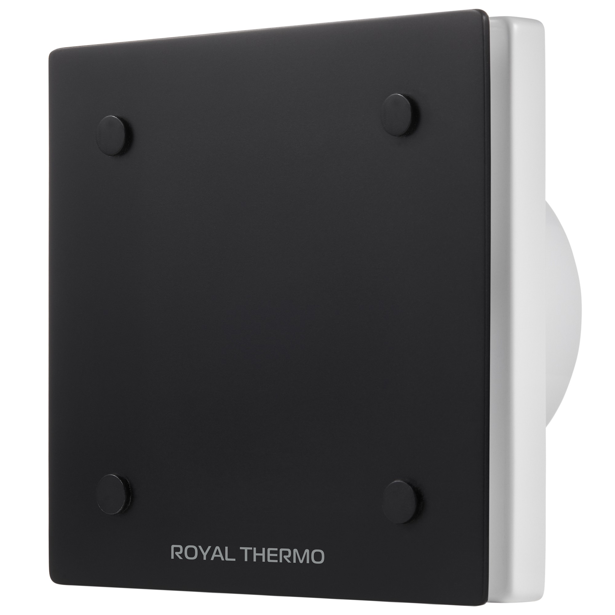 Вентилятор накладной, 10 см, 12 Вт, Royal Thermo RAFC 100 Black