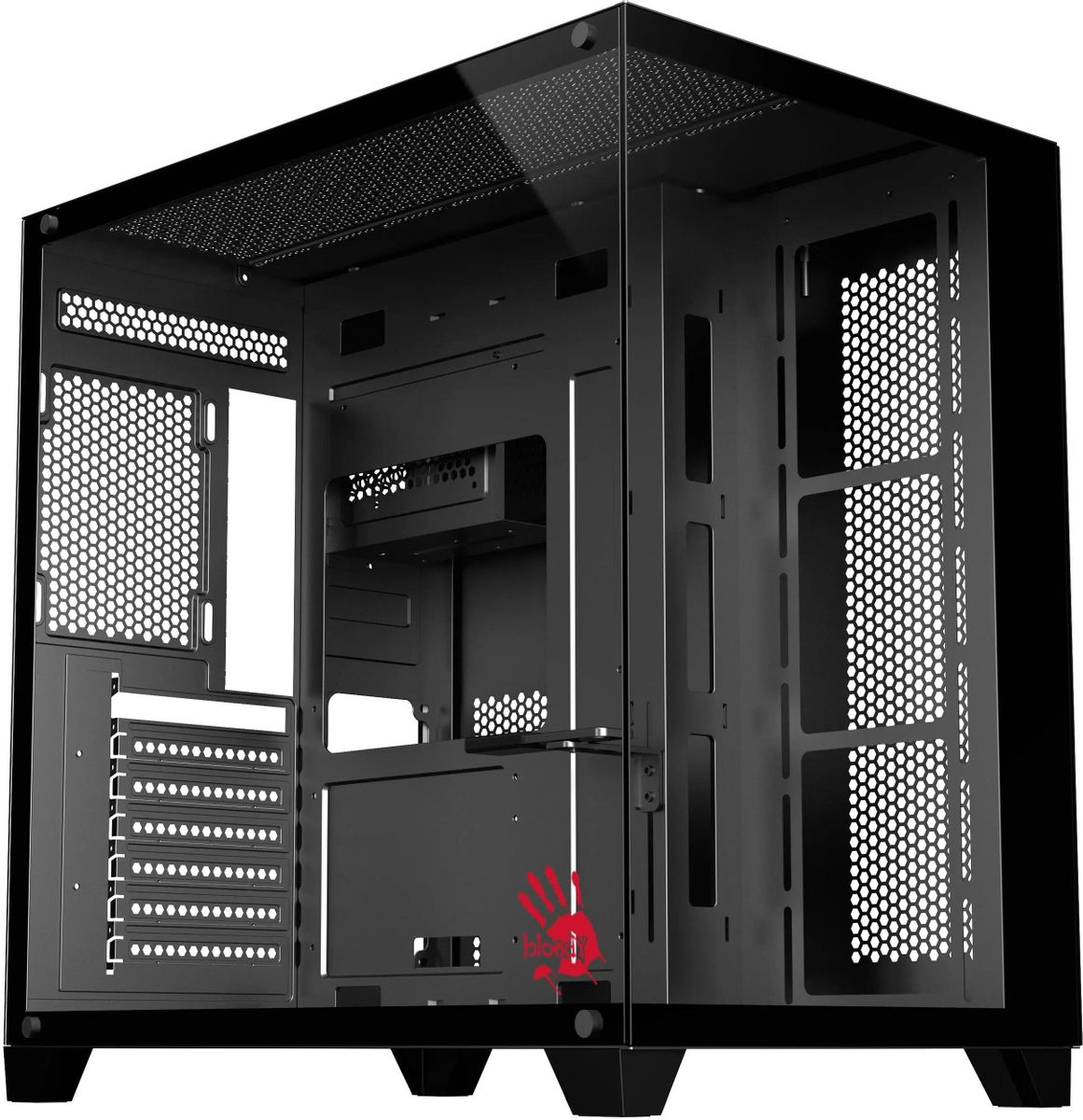Корпус Bloody BD-CC111, Midi-Tower, без БП, черный