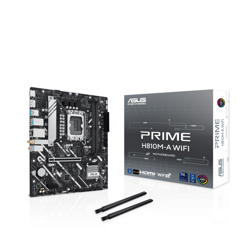 Материнская плата ASUS PRIME H810M-A WIFI, LGA1851, Intel H810, mATX