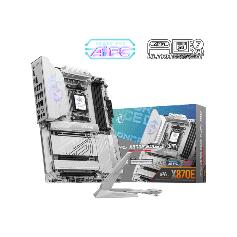 Материнская плата MSI MPG X870E EDGE TI WIFI, AM5, AMD X870E, ATX
