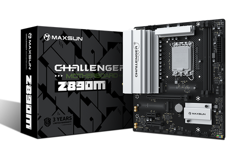 Материнская плата MaxSun Challenger Z890M, LGA1851, Intel Z890, mATX