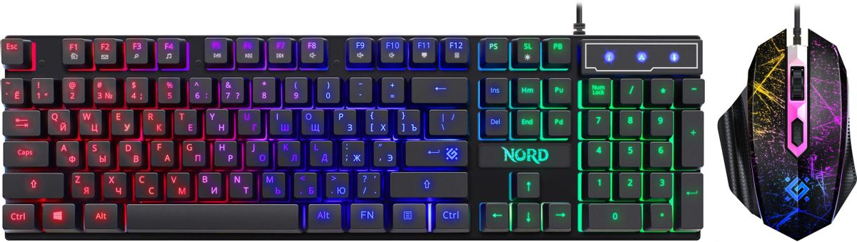 Клавиатура + мышь Defender Nord GS-959, USB, черный (52959)